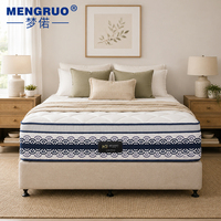 Matelas hybride Euro Top à ressorts ensachés, mousse de latex naturel, moelleur moyen, respirant, orthopédique, Colchones Comprimidos