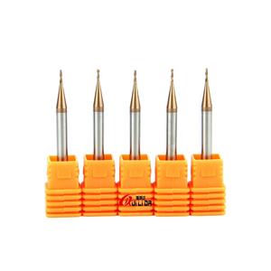 RLD 55HRC 2-Flute 1.5x50mm, mata bor persegi karbida dapat disesuaikan, pemotong penggilingan CNC untuk pemrosesan logam - Product Image 1