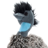 Peluche d'autruche douce approuvée CE et ASTM, jouet en peluche d'ému personnalisé sur mesure, mascotte en tissu durable fabriquée en usine