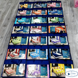 Juego de Ropa de <span class=keywords><strong>Cama</strong></span> LILIANNA de 7 Piezas con Cortinas - Estampado de Encaje Brillante, Cubrecama Acolchado y Falda de <span class=keywords><strong>Cama</strong></span> - Product Image 1