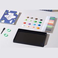 Ensemble de peinture de sable DIY pour la maternelle Puzzle de sable coloré fait à la main Jouet de peinture de graffiti de coloriage parent-enfant en plastique