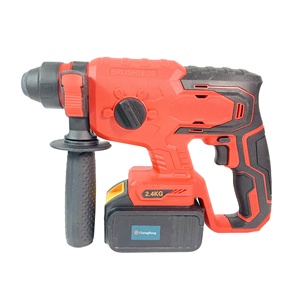 Mini marteau perforateur sans fil 20 mm au lithium, perceuse à percussion rechargeable légère, marteau rotatif de démolition rouge Z01 - Product Image 4