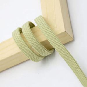 Bande élastique double creuse recyclée, largeur personnalisée 5 mm 8 mm, épaisseur 2,5 mm, certification GRS - Product Image 1