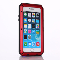Étui en métal robuste de qualité militaire pour iPhone 6 6P, housse antichoc, étui étanche