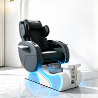 Canapé de salon multifonctionnel de luxe en gros avec fauteuil de massage inclinable réglable et fauteuil de pédicure et spa pour les pieds à remous