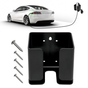 J1772 Wall Mounted <b>Charging</b> <b>Cable</b> Holder For Electric Vehicle Tesla <b>Charging</b> Gun Storage Stand ABS Material - Product Image 1