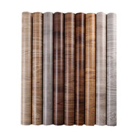 Rollo de películas decorativas de lámina de PVC de papel de melamina de mantenimiento fresco para techo elástico para hoja de mármol dorado película de muebles interiores de PVC