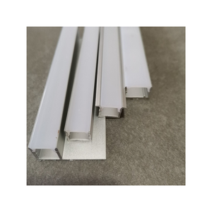 Profil de garniture de carreaux en U pour bande Led, en aluminium, pour porte de verre, <span class=keywords><strong>escalier</strong></span>, cuisine, disponible en mat - Product Image 1