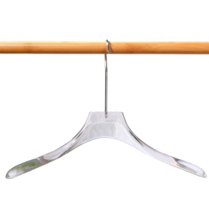 Appendiabiti in acrilico trasparente Grucce Cabide OEM Store appendini in acrilico di lusso per abbigliamento altri appendini Perchas - Product Image 1