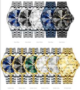 Reloj de pulsera POEDAGAR 698 de lujo para hombre, original, resistente al agua, luminoso, con fecha, día de la semana, de acero inoxidable, de cuarzo. - Product Image 2