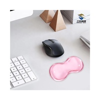 Repose-poignet en gel transparent personnalisé en forme d'oreiller, tapis de souris de jeu avec changement de couleur progressif résistant à l'eau pour la maison et le bureau