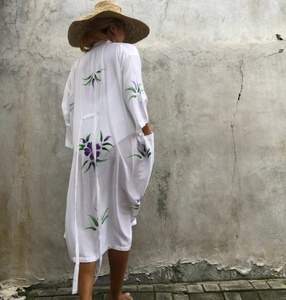 Chaqueta Kimono de Rayón para Mujer, Diseño Veraniego, Estilo Bohemio, Estampado de Dibujos Animados, Transpirable, Talla Grande - Product Image 3