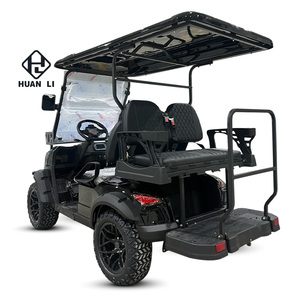 Voiturette de golf électrique professionnelle à 4 places, fabriquée en Chine, certifiée CE, châssis en acier au carbone haute résistance, vitesse maximale de 30 km/h - Product Image 2