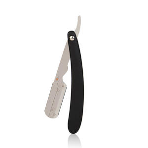 Nouveau rasoir à lame unique de galvanoplastie rasoir de salon de coiffure manuel couteau de rasage poignée pliante en acier inoxydable rasoir de barbier rasoir - Product Image 6