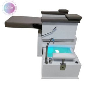 Chaise de <span class=keywords><strong>pédicure</strong></span> rose de spa facial à commande au pied rotative <span class=keywords><strong>médicale</strong></span> de luxe avec massage des mains - Product Image 2