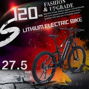 Vélo Électrique Tout-Terrain Léger 27,5 Pouces pour Hommes, Moteur Central Bafang 500 Watts, Prêt à la Livraison, Stock Chine/USA - Product Image 3