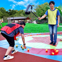 Jeu de capture de ballons en plastique pour activités d'équipe, divertissement intérieur/extérieur, intégration sensorielle, entraînement à la leadership, sport et casse-glace