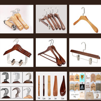 Cintres blancs personnalisés de haute qualité Cintres en bois antidérapants pour vêtements
