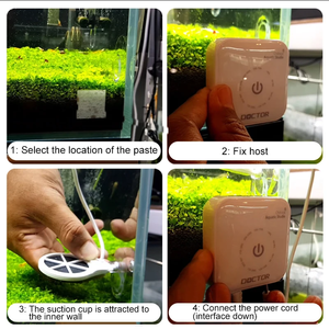 Chihiros Arts Mate 5e Gen <span class=keywords><strong>Nano</strong></span> Bluetooth <span class=keywords><strong>Aquarium</strong></span> Algen Verwijderaar Twinstar Stijl Elektronische Remmen Reinigingsmiddelen Voor Tank - Product Image 6