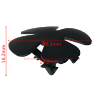 023190 Jiumail Nouveau prix d'usine Clips et attaches en plastique pour voitures, tapis de coffre