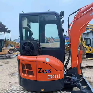 Excavadora usada genuina de 3 toneladas HITACHI zx30u Excavadora Construcción Horas bajas Eficiencia alta zx55 zx17 zx120 - Product Image 1
