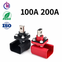 Bloc de distribution de batterie 200A 150A pour pack de batteries LiFePO4, connecteurs pour camion, camping-car, ESS M8, bloc de jonction de batterie isolé