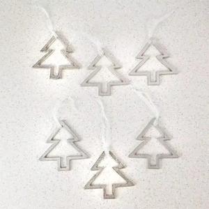 Décoration d'arbre de Noël en métal en bois manguier Arbre de Noël suspendu de haute qualité Taille personnalisée par Impex Designs - Product Image 3