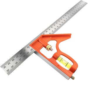 Carré de charpentier d'angle de résolution professionnelle Carré de combinaison de règle d'angle durable - Product Image 1