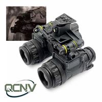 QCNV QVS3140 Unité d'observation nocturne à champ de vision large avec tube intensificateur d'image, montable sur casque pour opérations nocturnes extérieures