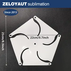 ZELOYAUT sublimación PET plástico molino de viento DIY logotipo al aire libre diseño personalizado plástico molinete sublimación mano en blanco molino de viento