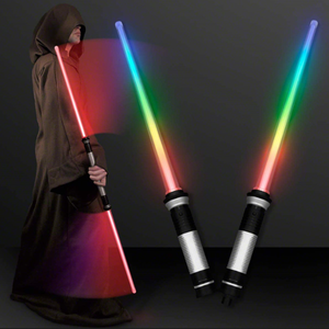 Lot de 2 sabres laser pour enfants, sabre lumineux <span class=keywords><strong>Jedi</strong></span>, <span class=keywords><strong>épée</strong></span> laser, bâton lumineux LED clignotant, brille dans le noir - Product Image 6
