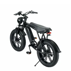 OEM Ebike 20 بوصة 500w تعليق الدهون الإطارات ebike الدهون الإطارات دراجة كهربائية