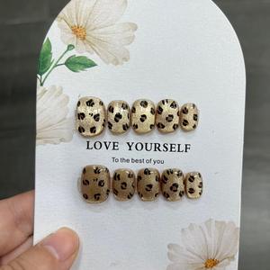 Uñas Postizas <span class=keywords><strong>de</strong></span> Cobertura Completa <span class=keywords><strong>para</strong></span> Niñas, Color Rosa Encantador, Uñas Falsas <span class=keywords><strong>para</strong></span> Niñas Pequeñas, <span class=keywords><strong>Venta</strong></span> al por Mayor - Product Image 3