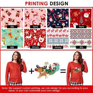 Pyjamas de Noël 2026 pour femmes, pyjamas personnalisés pour adultes, combinaison en coton pour enfants et bébés, pyjamas de Noël assortis pour la famille - Product Image 4
