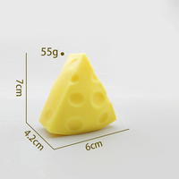 Easy Sqweez Cheesy Squeeze Fun Squishy Slow Rising Extra Soft Giant Block of Cheese untuk Menghilangkan Stres Original Sensory