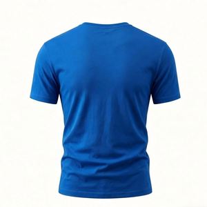 Camiseta de Gran Tamaño para Hombre SKYWILL, con Logotipo Personalizado, Color Liso, 100% Algodón Jersey, Cuello Redondo, 180G, Manga Corta, Absorbe la Humedad - Product Image 4