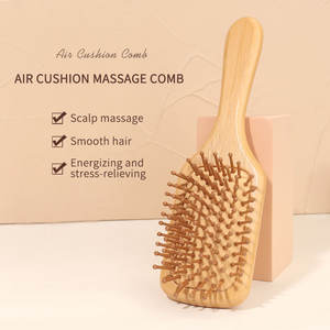 Cepillo de Pelo de Madera de Sándalo de Alta Calidad, Venta Directa de Fábrica, Diseño Único, con Cojín de Aire, Tipo Láser, de <span class=keywords><strong>Bambú</strong></span>, para el Hogar - Product Image 4