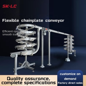 Băng tải ngang xoắn ốc là một bộ xử lý vật liệu hiệu quả, chủ yếu để đệm sản phẩm và vận chuyển dọc. - Product Image 2