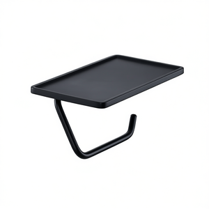 Support de rouleau intelligent chromé, longueur 25,5 cm, largeur 15,5 cm, hauteur 5,5 cm, porte-papiers - Product Image 3