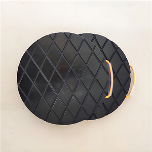 Ultra High Molecular Weight <strong>HDPE</strong> Plastic Sheets Lightweight Mobile Crane Base Outrigger Pad Safety Cribbing Blocks Factory