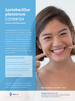 Poudre probiotique Lactobacillus Plantarum CCFM8724 pour la santé bucco-dentaire, les soins dentaires et l'équilibre de la flore féminine, matériau de souche clinique