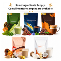 Poudre de café instantané aux champignons, mélange Crinière de lion, vente en gros, café fonctionnel, énergie et concentration, complément alimentaire quotidien