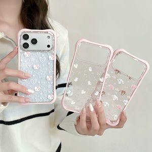 Nouvelle coque de téléphone mignonne de dessin animé <span class=keywords><strong>Lapin</strong></span> et Chat pour iPhone 17 16 Pro Max, coque de téléphone pour fille célébrité d'Internet pour iPhone 17 16 Pro Max - Product Image 6