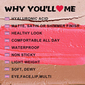 Personnalisez votre marque Palette de contour de fard à joues crème personnalisée de marque privée scintillante imperméable longue durée Vente en gros - Product Image 3