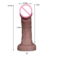 Dildo en silicone liquide pour hommes, vente en gros, pas cher, énorme, réaliste, monstre, artificiel, faux pénis