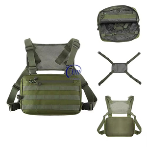 Chaleco Deportivo Ligero, Resistente al Agua, con Correa Ajustable, Bolsa Táctica para el Pecho - Product Image 4