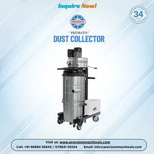 Collecteur de poussière industriel Cleaver, cylindre en acier inoxydable, système de filtration haute efficacité pour machines d'atelier - Product Image 2