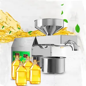 Mini máquina automática de prensado en frío directo de fábrica para uso doméstico y granjas en Tailandia para aceites de semilla de oliva y coco de aguacate