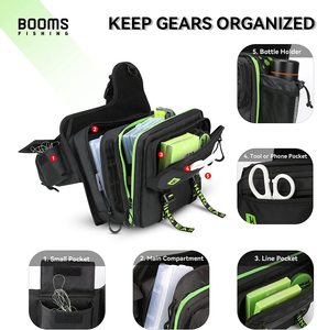 Booms Fishing Pro Zaino Modulare per Pesca a Mosca, Sistema di Stoccaggio con Accesso Rapido per Appassionati di Outdoor - Product Image 3