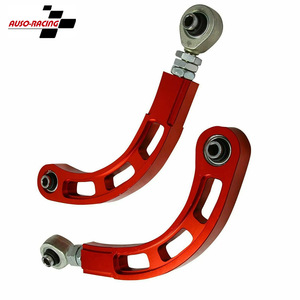 Bras de suspension supérieur Auso-Racing en alliage d'aluminium rouge pour Honda Civic 2017-2021 - Product Image 1